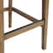 Alaterre Furniture Ellie Bar Height Stool with Back, Brown, 2PK ANEL04FDCR2 - alternate 6